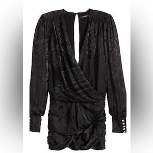 Balmain x H&M Jacquard Silk Dress